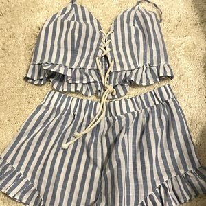 two piece tank and shorts set